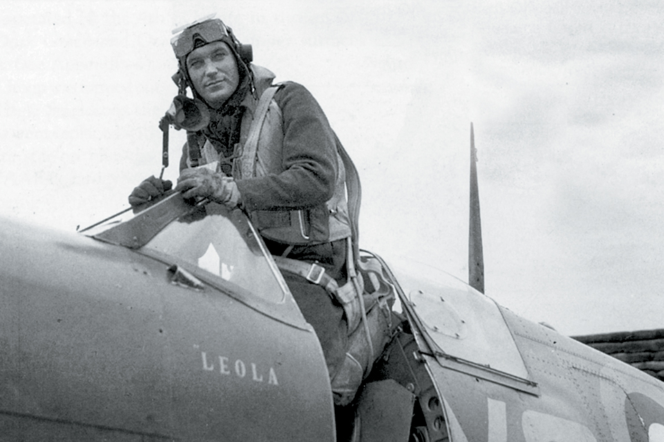 Blakeslee named his Spitfire Mark V after his future wife, Leola Fryer—the only time he used a personal marking. (Courtesy of Troy White)