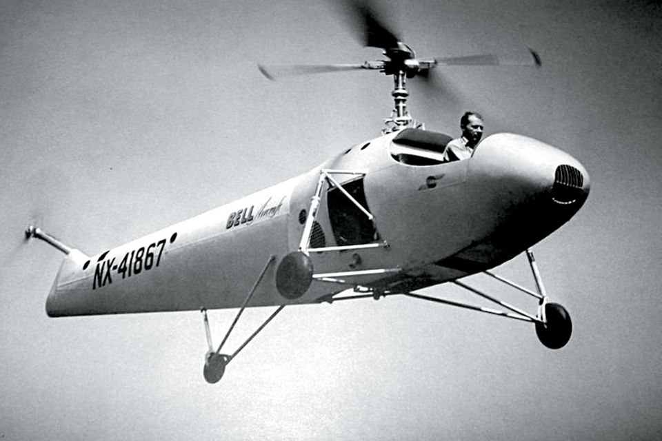Young pilots Ship 1, the first incarnation of his brainchild. (Niagara Aviation Museum)