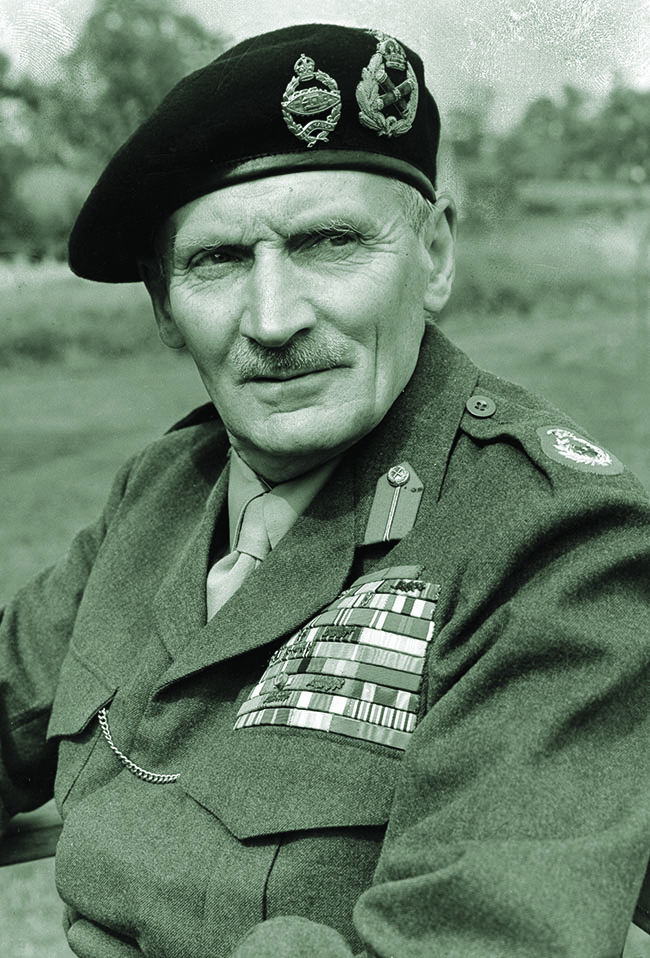 The real Bernard Montgomery. (Ullstein Bild via Getty Images)