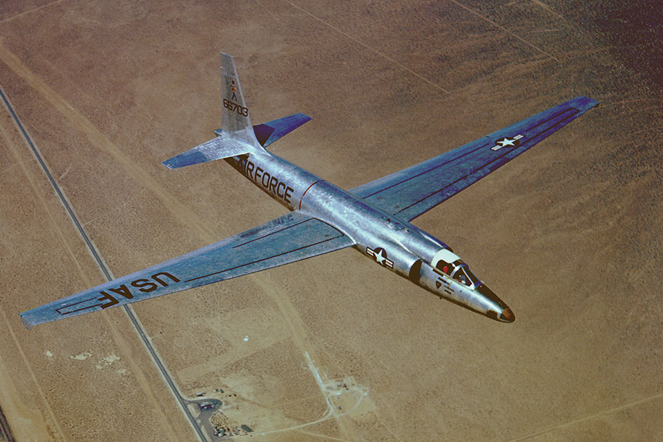 U-2A 56-6703 entered service in 1957 and flew over Vietnam before crashing in Arizona on September 18, 1964, killing pilot Bob Primrose. (Lockheed Martin)