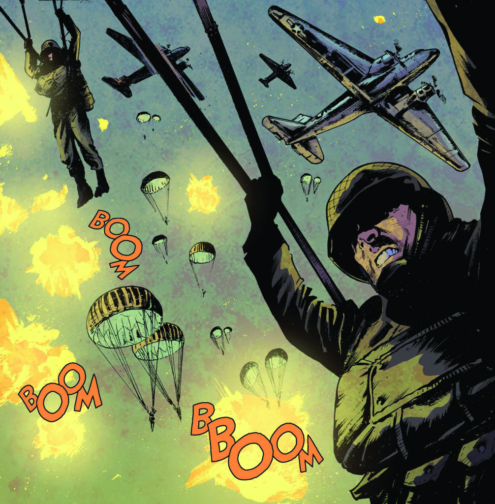 Robert Venditti’s new book is built around the true story of the June 10-12, 1944, Battle of Graignes, France, in which his great-uncle died. (All images courtesy of DC Vertigo except where noted)