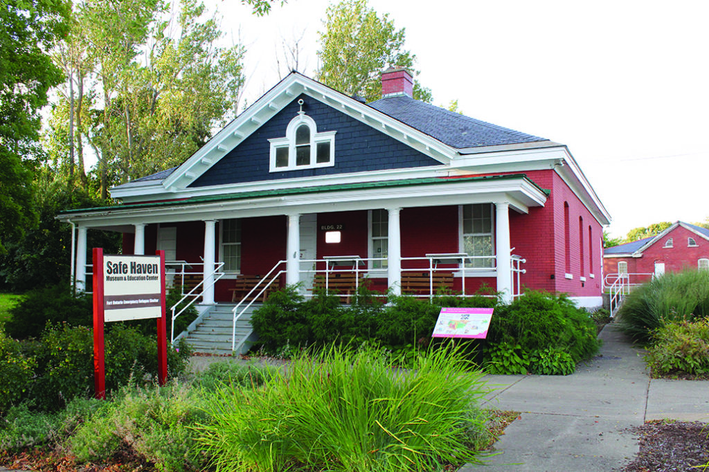 Fort Ontario’s former guardhouse is now home to the historic site’s Safe Haven Museum and Education Center. (Jessica Wambach Brown)