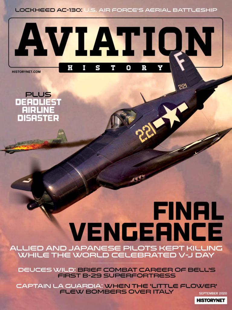 Aviation History's September 2020 Cover