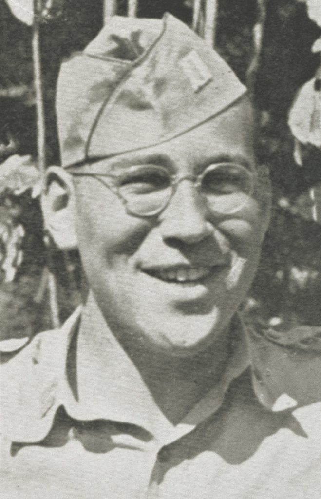 Captain Ben Salomon had worked as a dentist before registering for the draft in October 1940 and entering the U.S. Army as a private. (Copperdome, 1946/Shorewood High School)