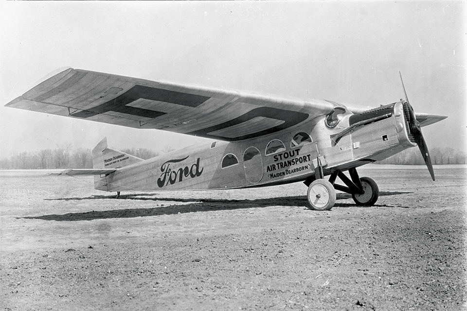 Stout’s 2-AT was a logical step toward a viable airliner. (Library of Congress)