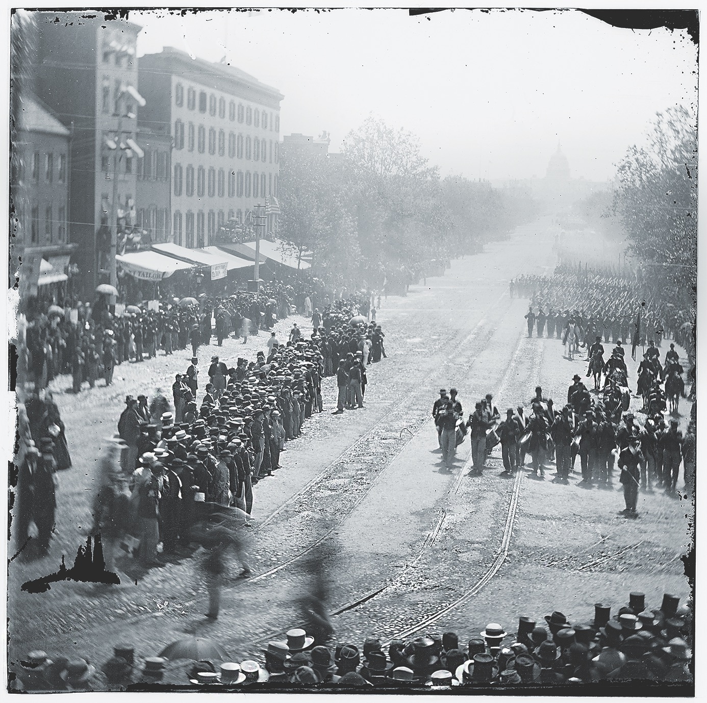 Conklin was honored to join his comrades in the Grand Review of the Armies on May 23, 1865, when Maj. Gen. George Meade and the Army of the Potomac was honored. (Library of Congress)