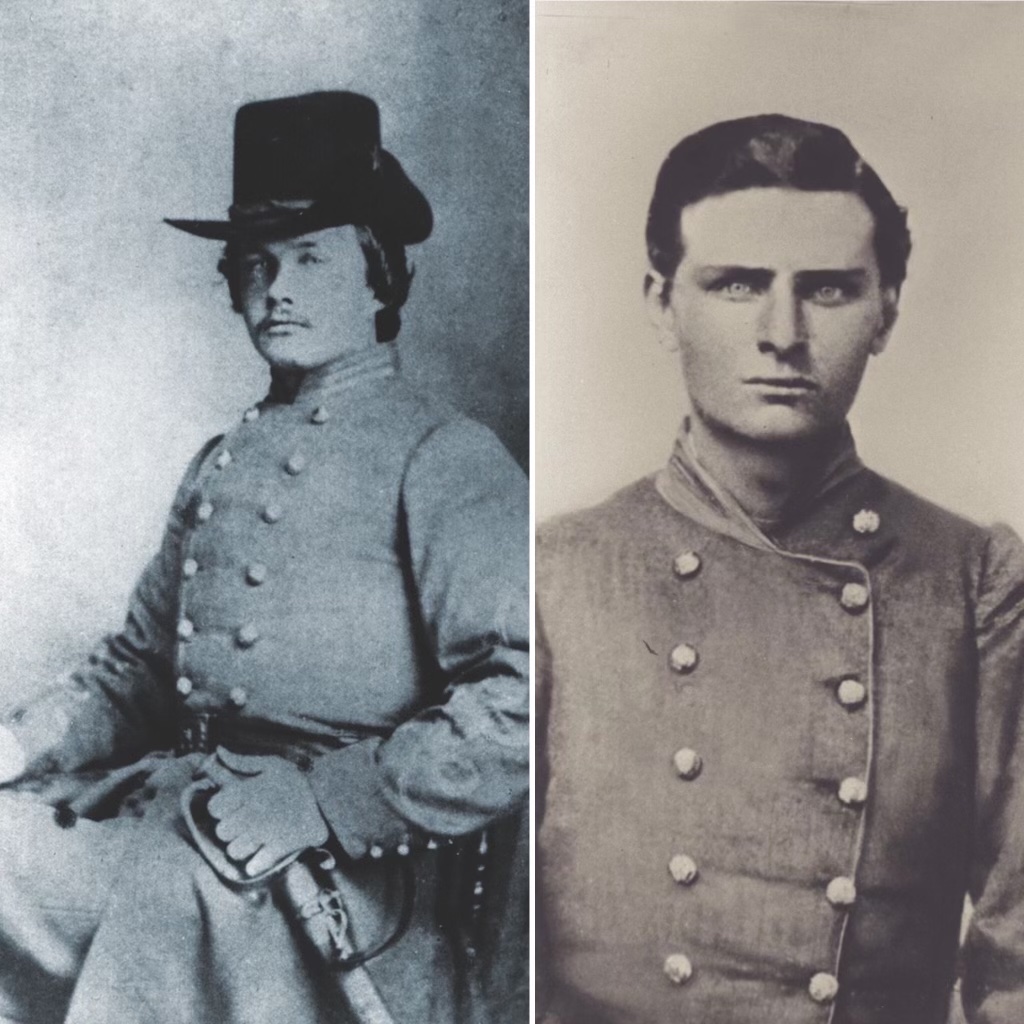 Thomas Buffington, 4th Texas; Ike Turner, 5th Texas. (Historical Research Center, Texas Heritage Museum, Hill College, Hillsboro, Texas)