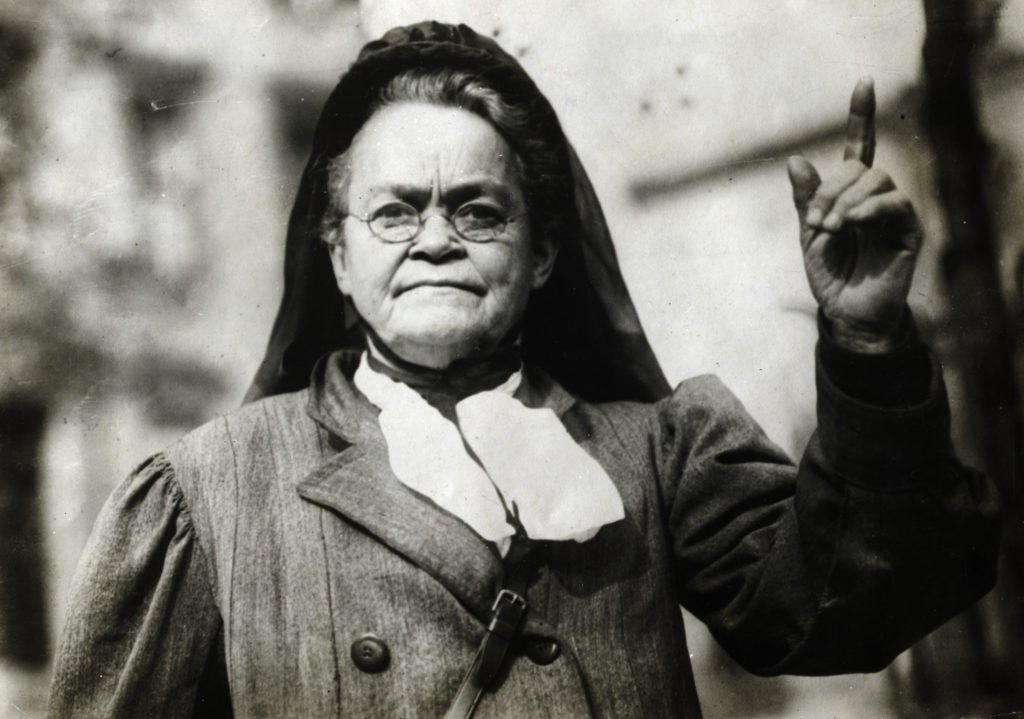 Undated photograph of temperance crusader Carry Nation. (Bettmann/Getty Images)