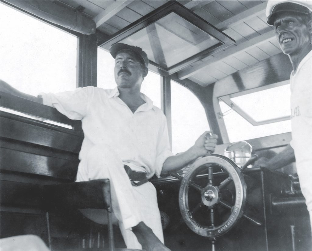 Hemingway equipped his fishing boat Pilar for wartime service off Cayo Guillermo, now a built-up resort. (John F. Kennedy Presidential Library and Museum/Ernest Hemingway Collection)