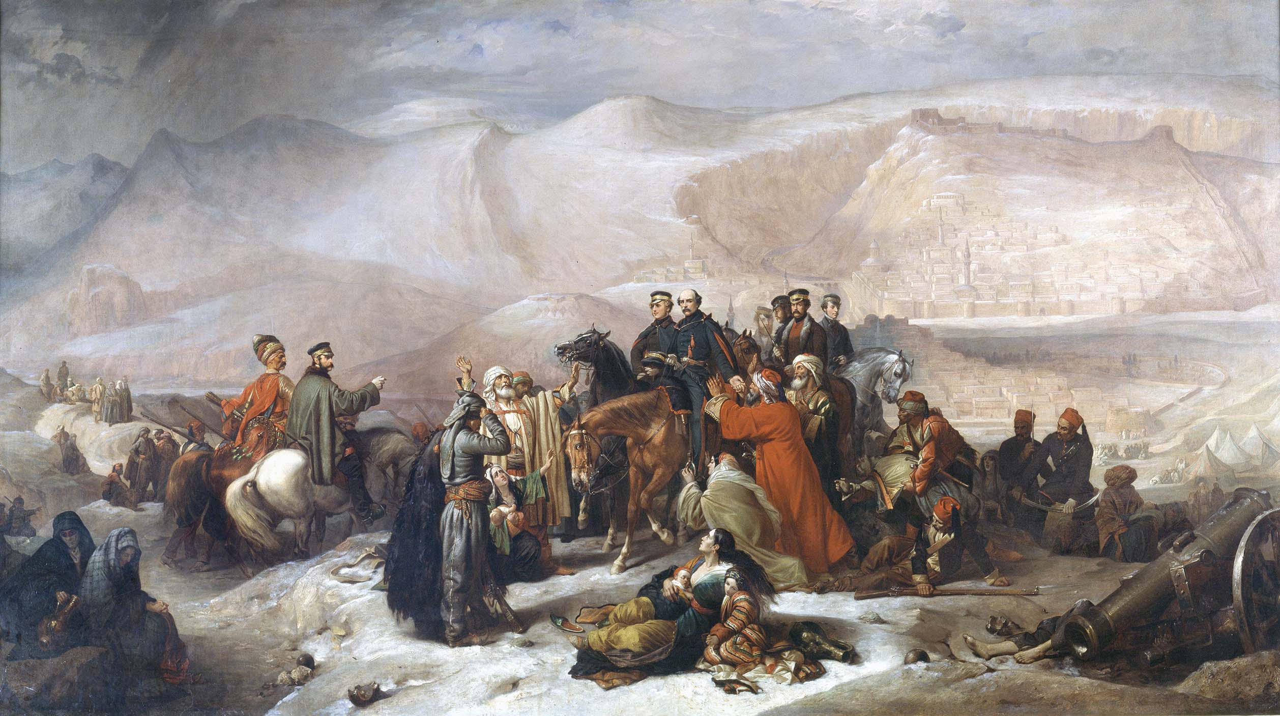  In 1855 British Maj. Gen. Fenwick Williams surrendered the Ottoman fortress to the Russians after a spirited defense. / National Army Museum (Bridgeman Images)