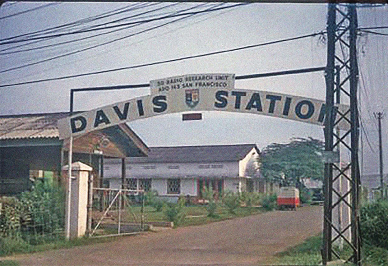 Three weeks after Davis was killed, the Army Security Agency honored the fallen soldier by naming the 3rd Radio Research Unit’s Saigon compound after him. / Lonnie M. Long Collection, Vietnam Center and Sam Johnson Vietnam Archive, Texas Tech University