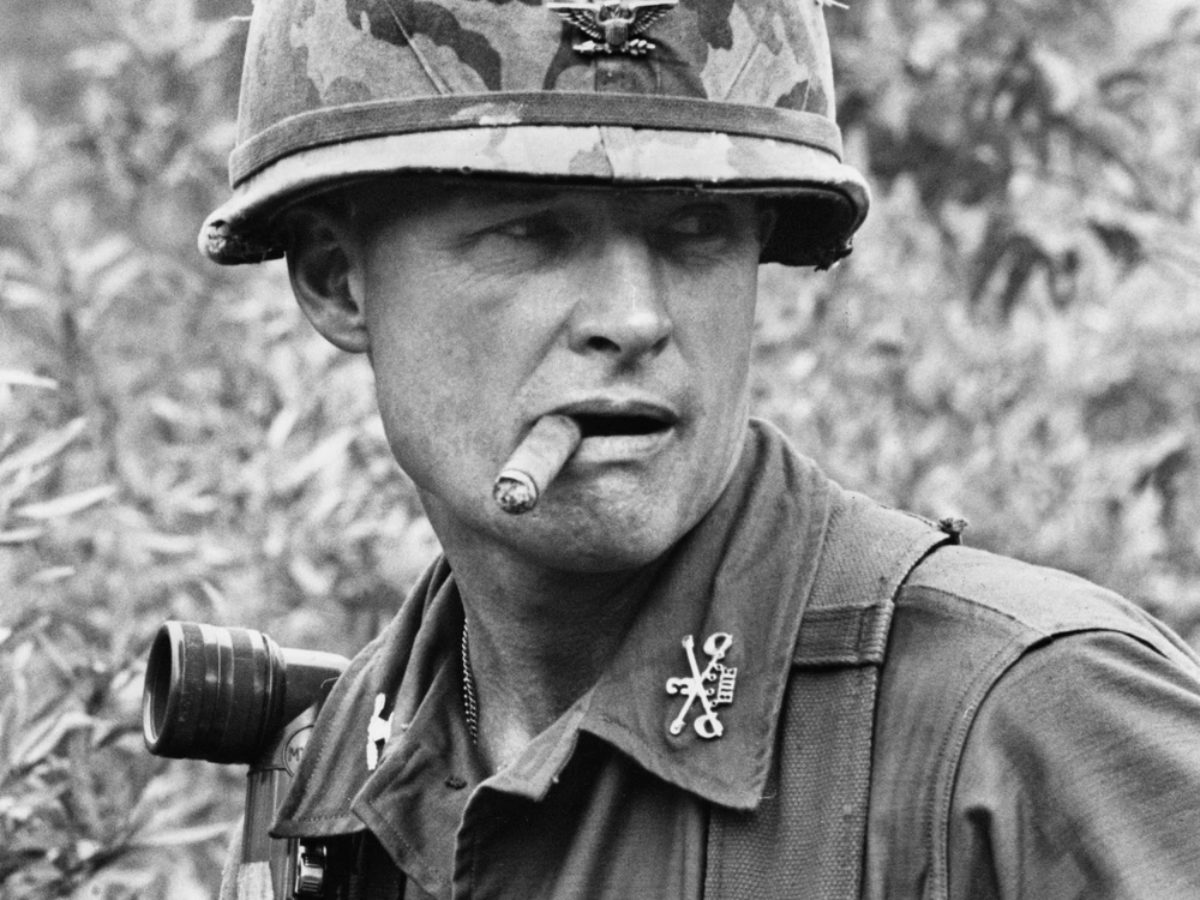 Lt. Gen. Hal Moore, shown here as a colonel during the Vietnam War