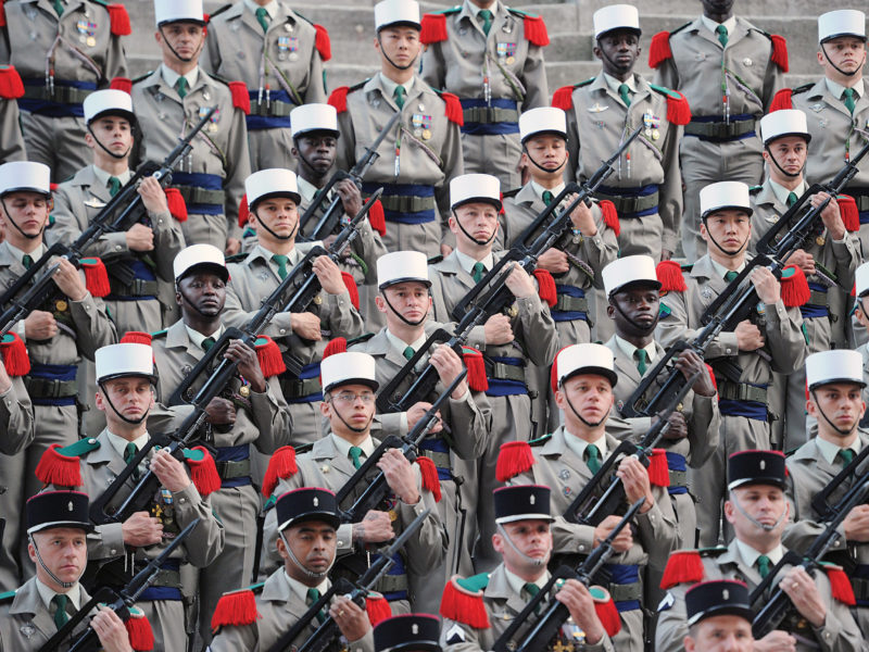 1st Foreign Cavalry regiment ceremony
