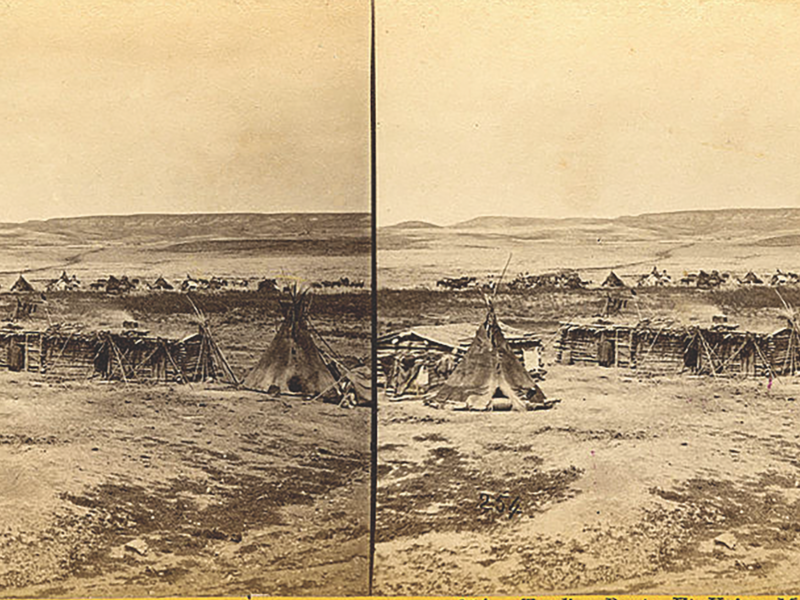 Larpenteur ran this tumbledown fur trading post just west of Fort Union.
