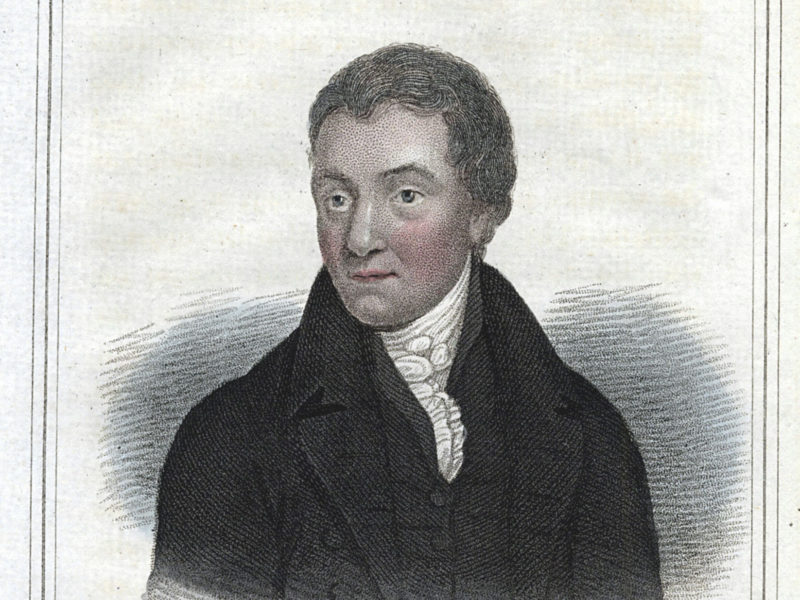 Portrait of English abolitionist William Wilberforce