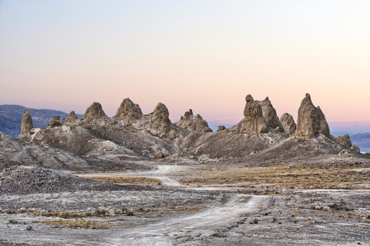 Searles Valley at Sunset