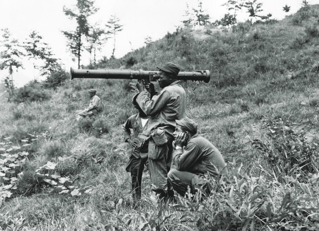 U.S. Army troops train on the M20