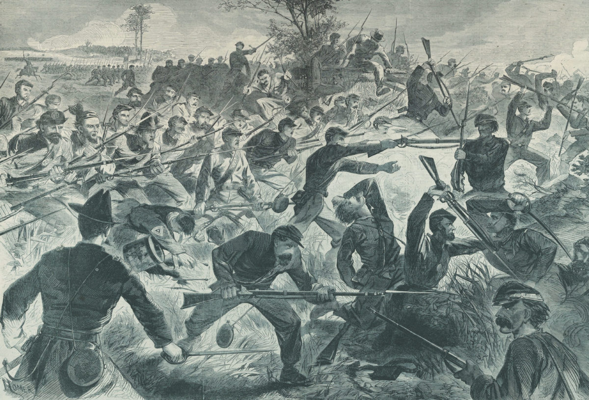 Hand to hand fighting at Seven Pines