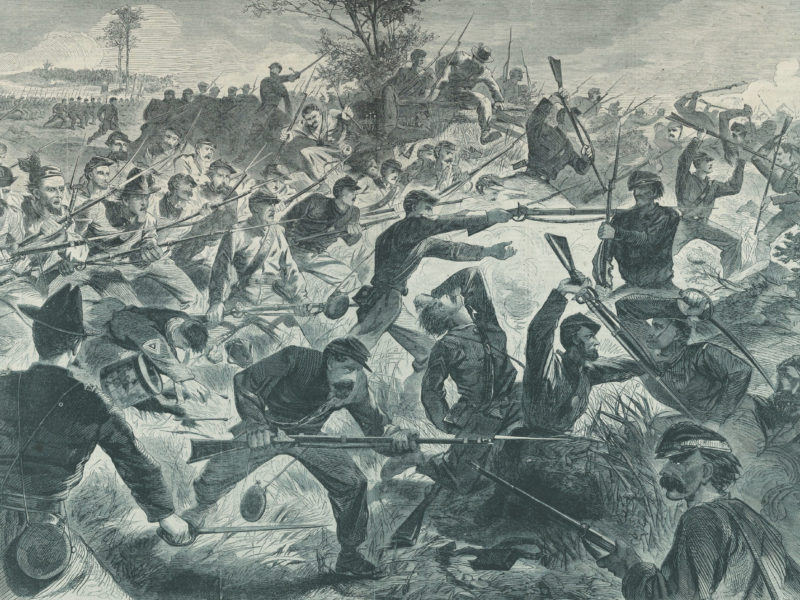 Hand to hand fighting at Seven Pines