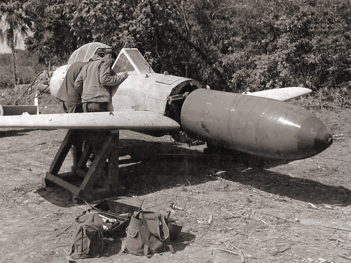 ww2-japan-ohka-suicide-plane-wreck