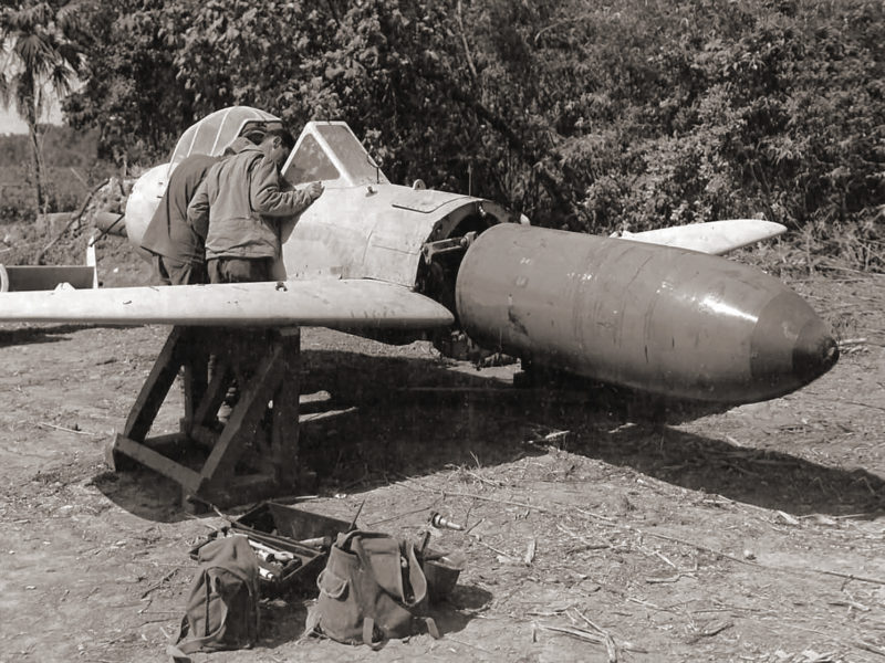 ww2-japan-ohka-suicide-plane-wreck
