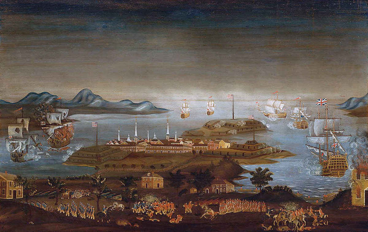 Painting of the Battle of Bunker Hill (1776-77)