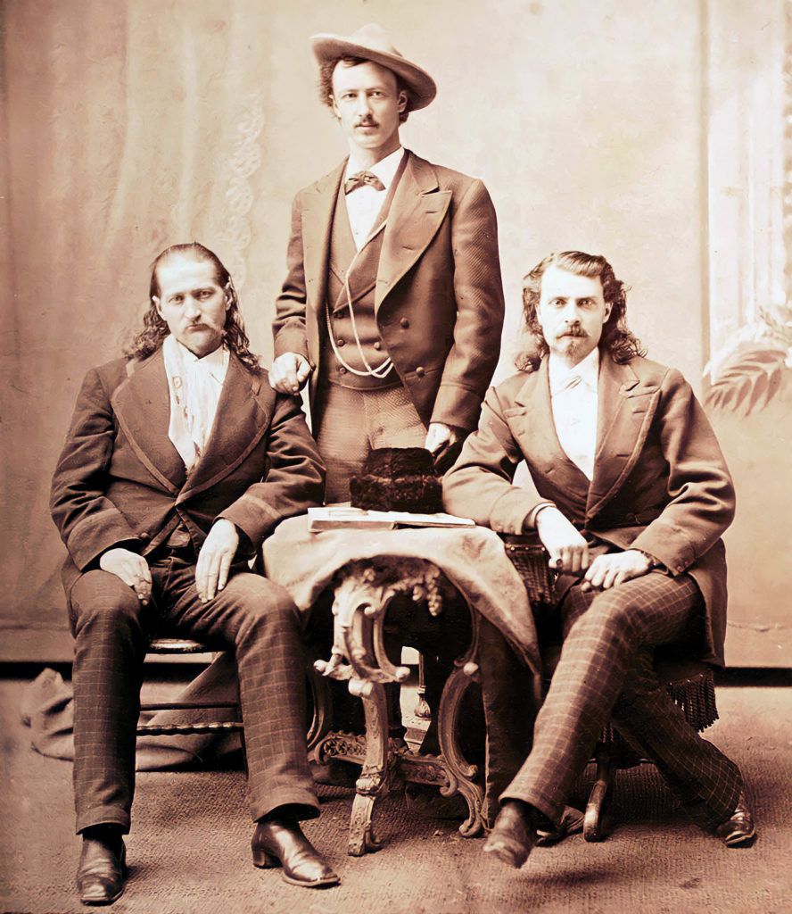 Wild Bill Hickok, Texas Jack, and Buffalo Bill Cody