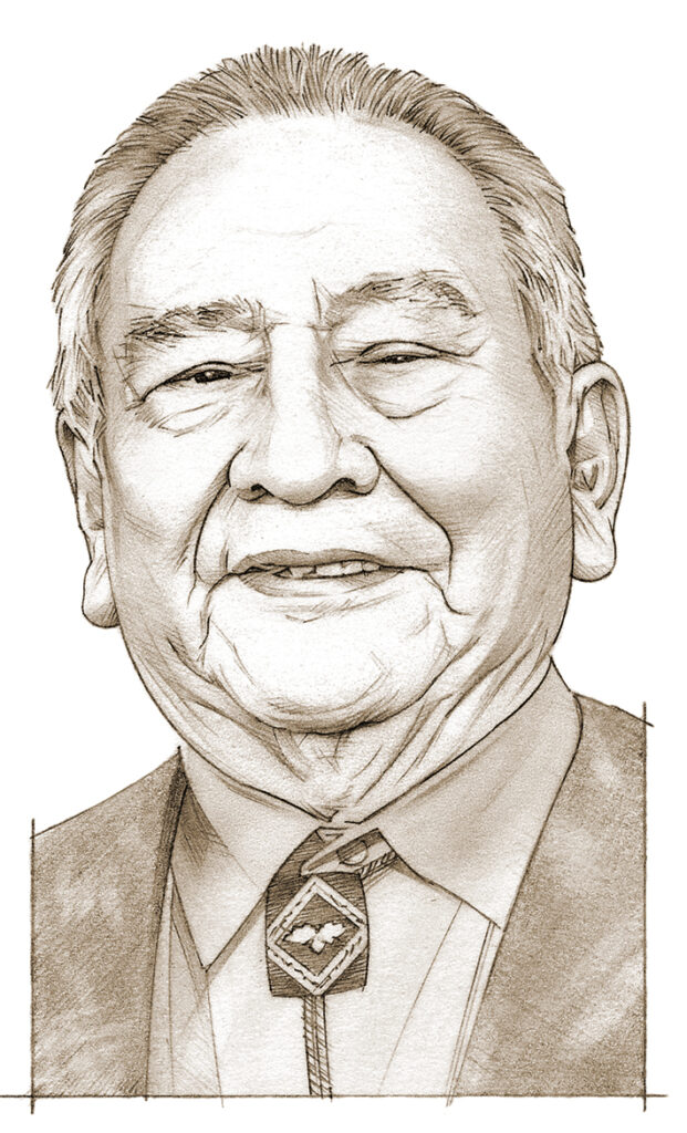 Illustration of Francis Whiebird.