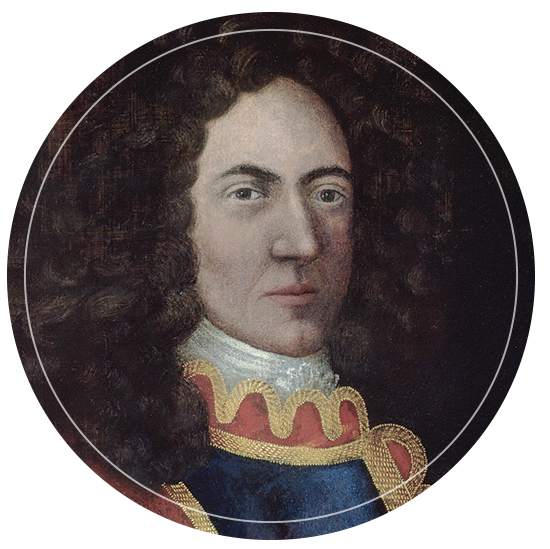 Painting of Lieutenant Jean-Baptiste Hertel de Rouville.