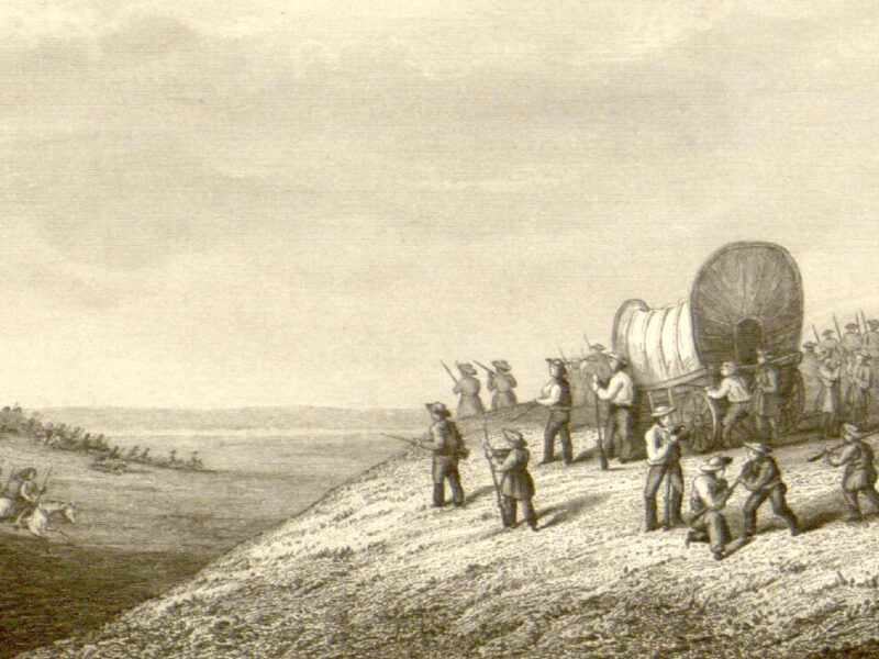 Kiowas attack the Texas Santa Fe Expedition