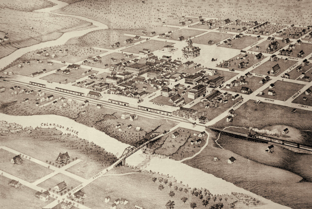 Illustration of Colorado, Texas