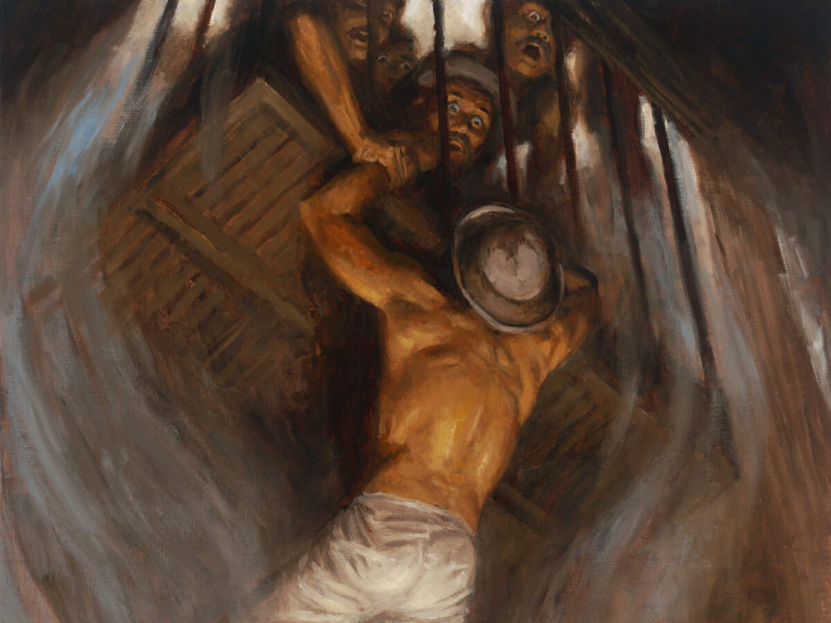 Miners attempting to escape fire