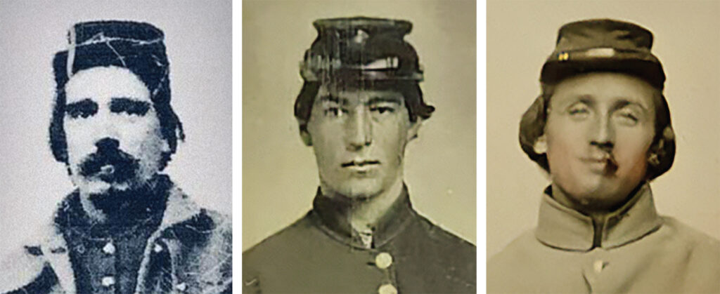 Three of Battery G's Medal of Honor recipients