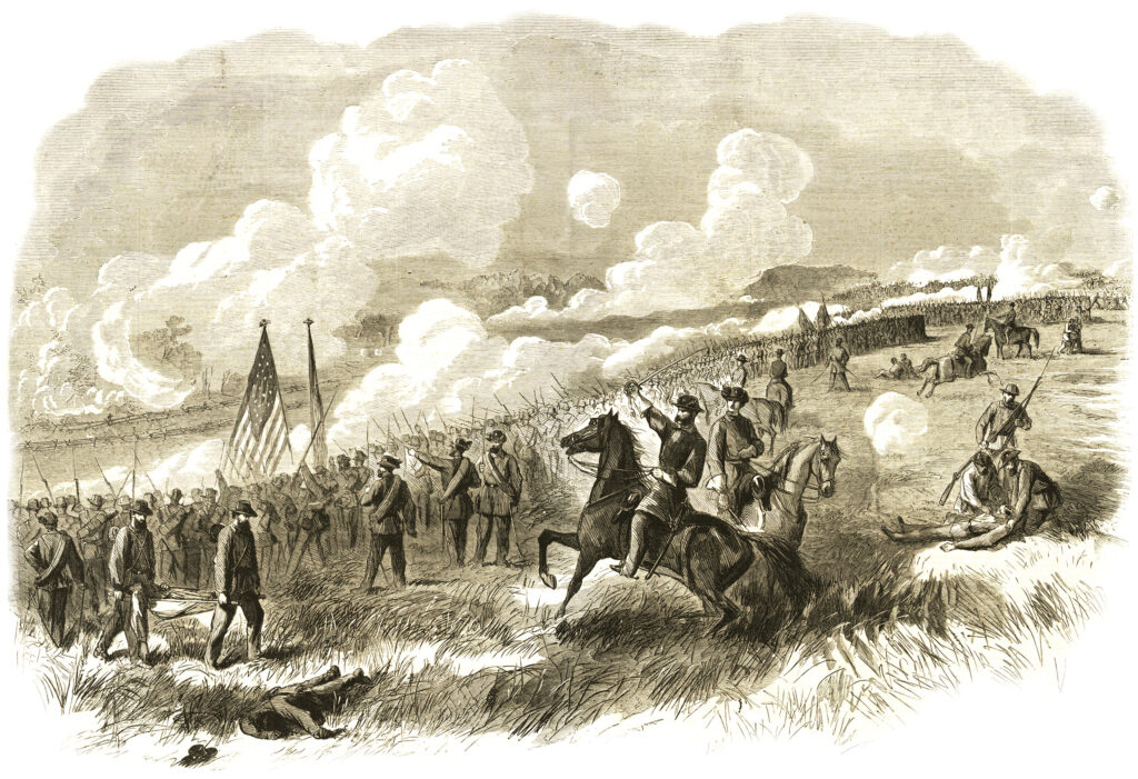 Burnside attacks at Manassas