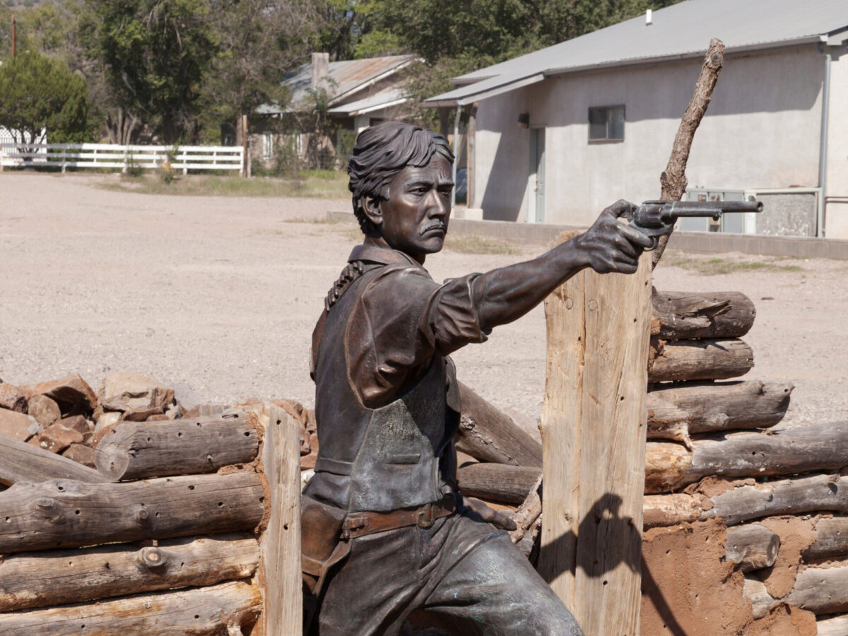 Elfego Baca monument in Reserve, N.M.
