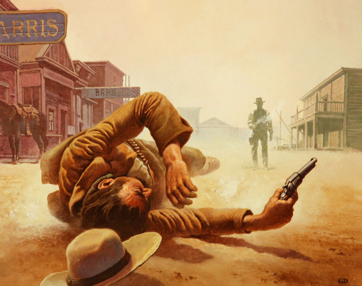 Gunfight in Old West