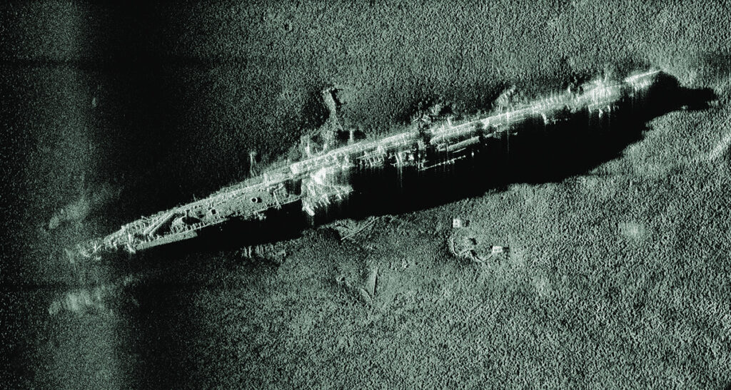 ww2-boat-sinking-underwater