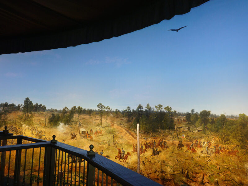 Interior of The Battle of Atlanta Cyclorama