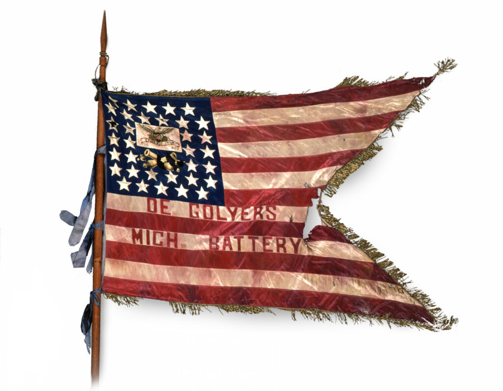Degolyer’s Michigan Battery flag