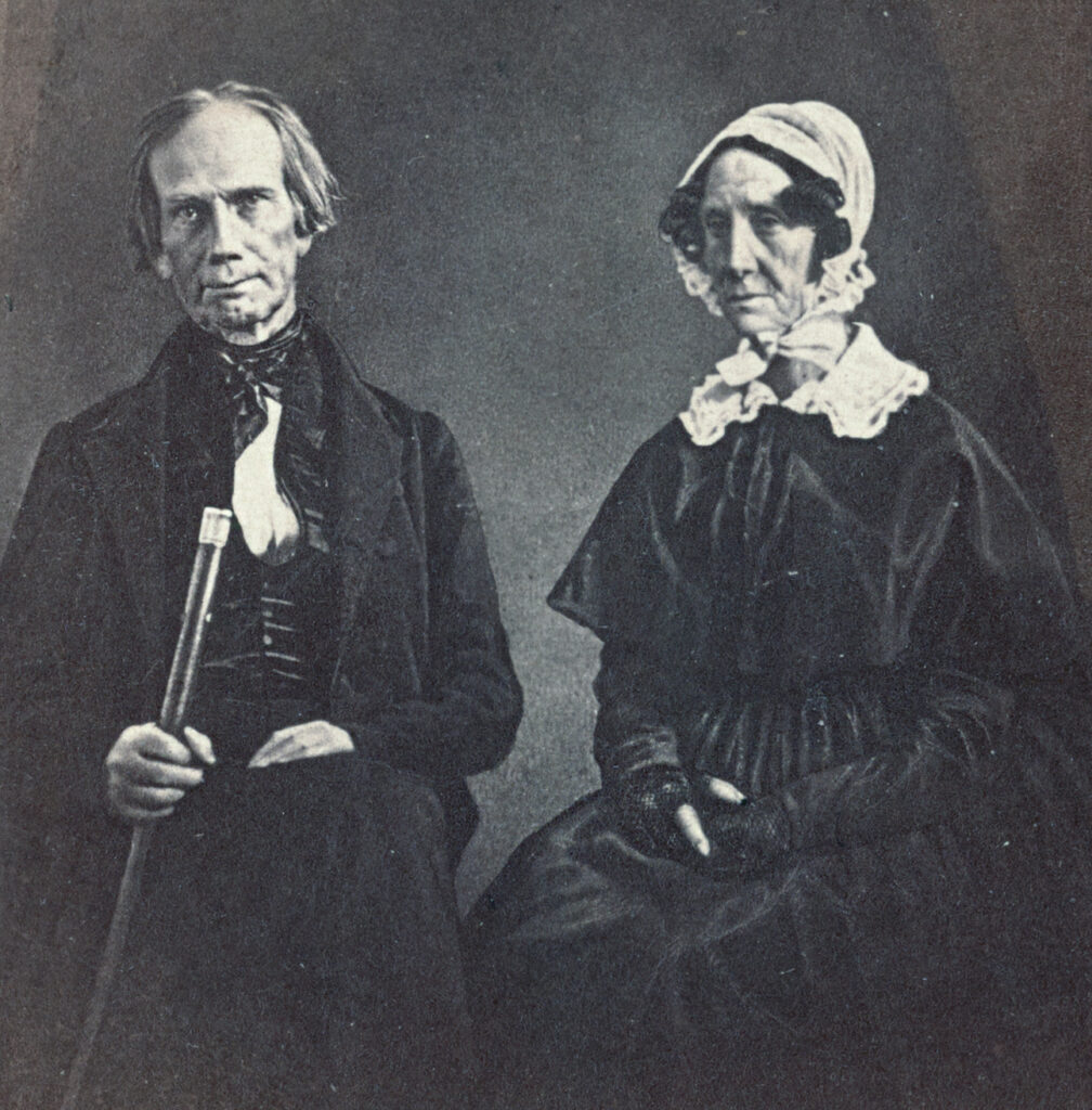 Photo of Clay and his wife, Lucretia.