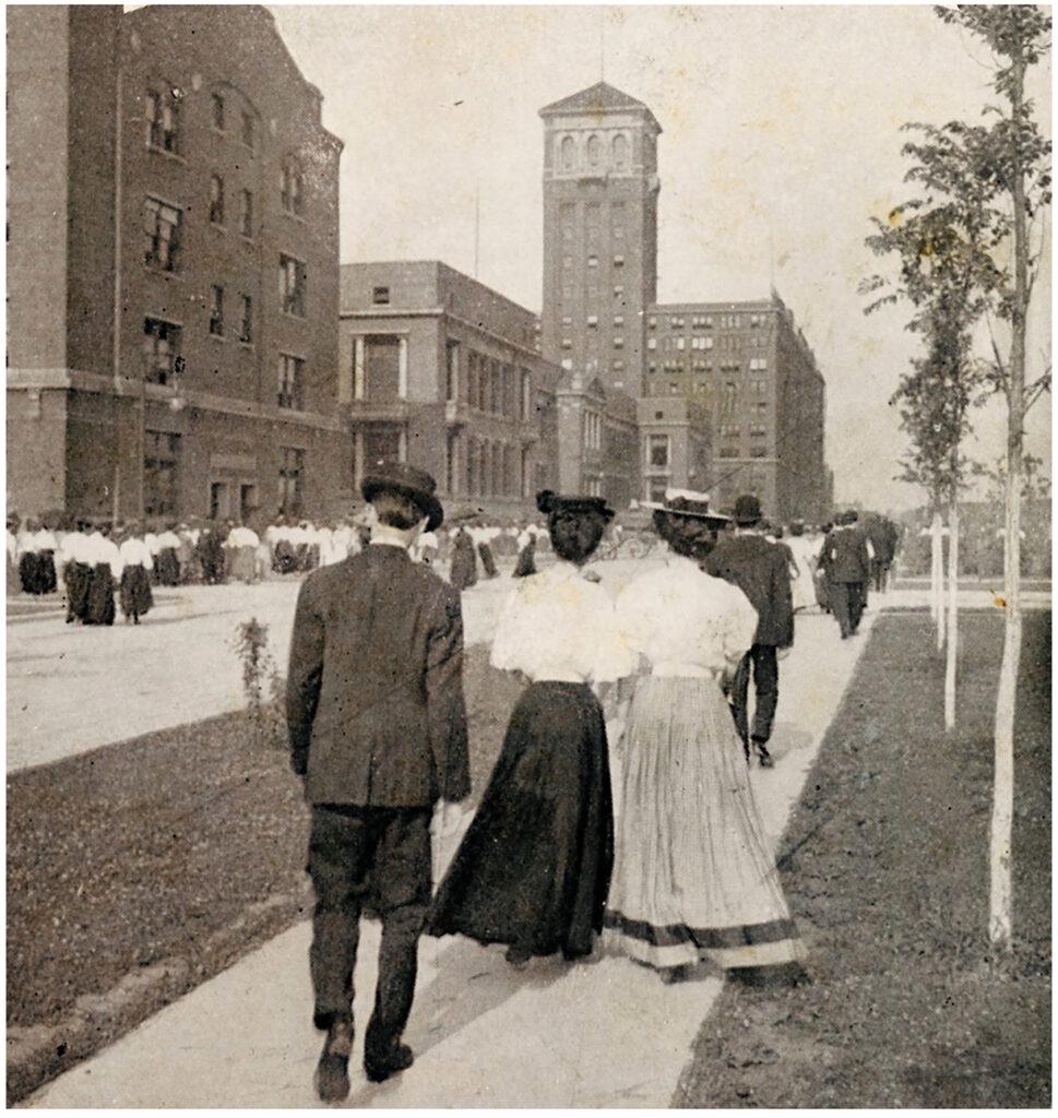 Stereographic view of the Sears, Roebuck & Co. building.