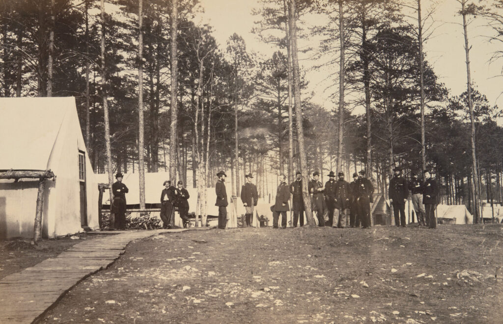 Meade headquarters at Brandy Station