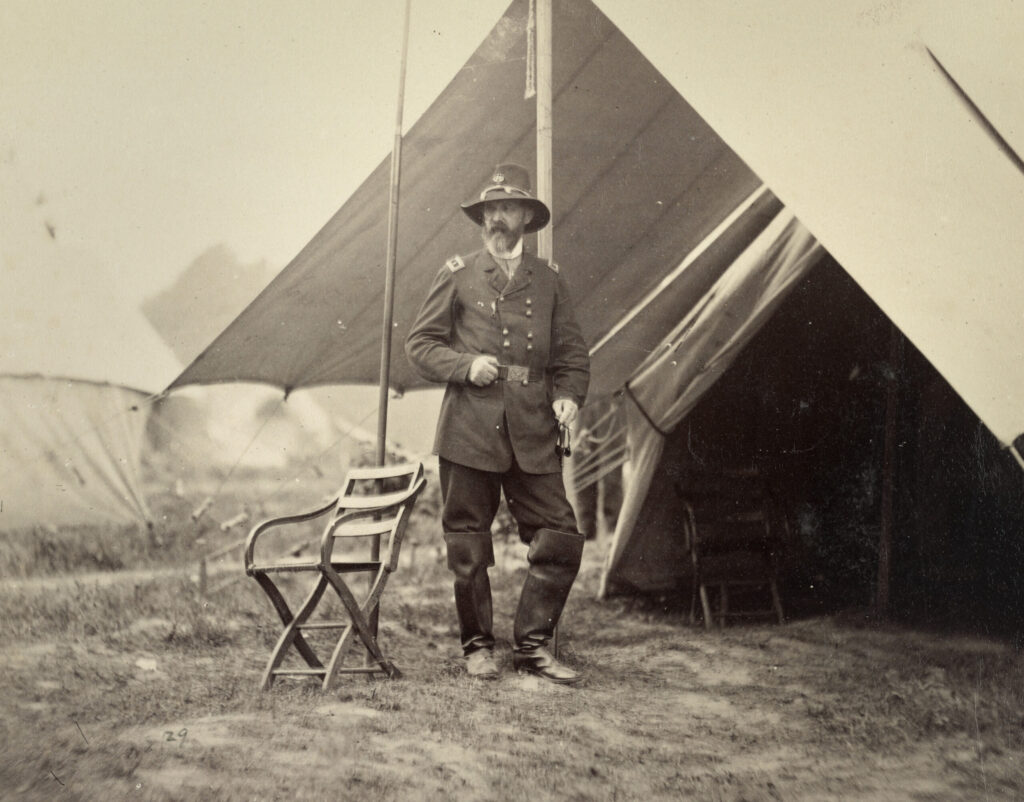 General Meade in camp