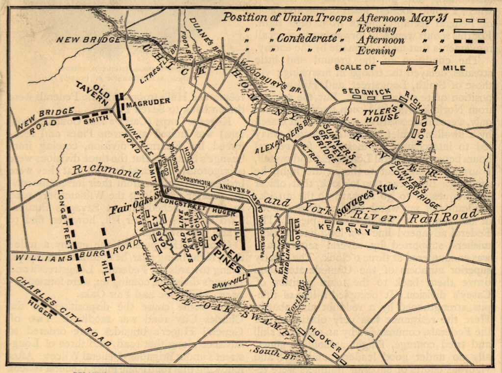 Map of Fair Oaks/Seven Pines
