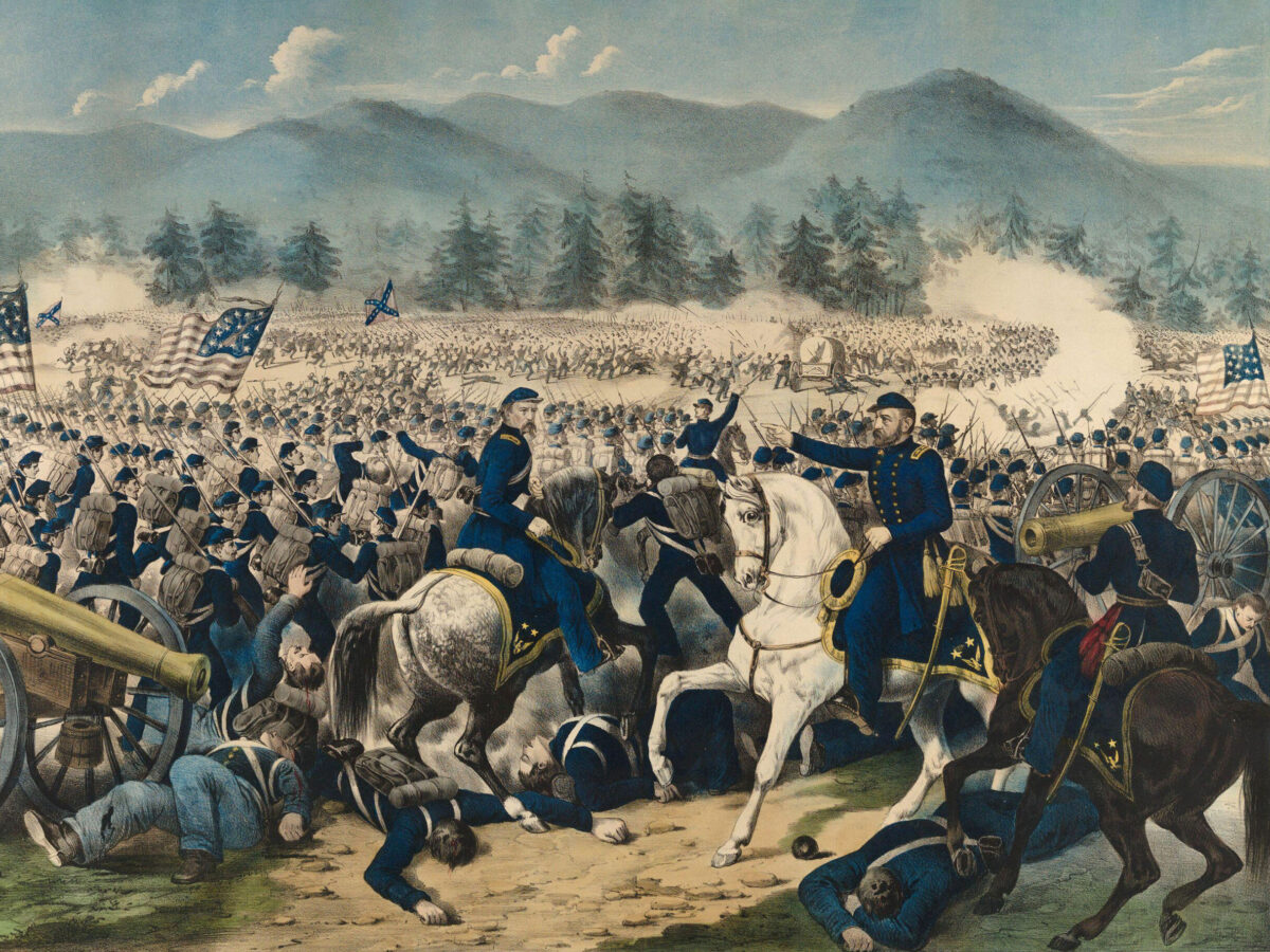 Meade and Sickles at Gettysburg