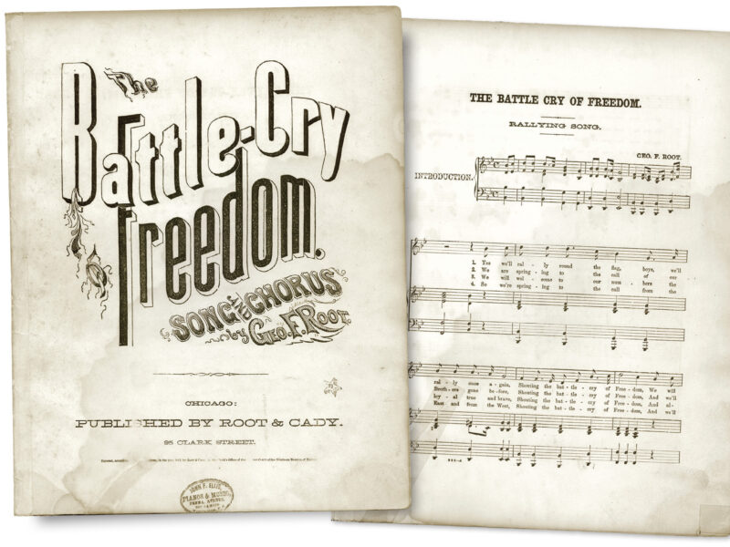 "The Battle-Cry of Freedom" sheet music
