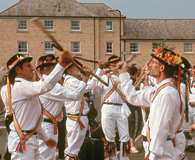 Dating back at least to the 1400s,  morris dancing is a uniquely English  folk art, danced by &ldquo;sides&rdquo; to the  music of fiddles and concertinas.
