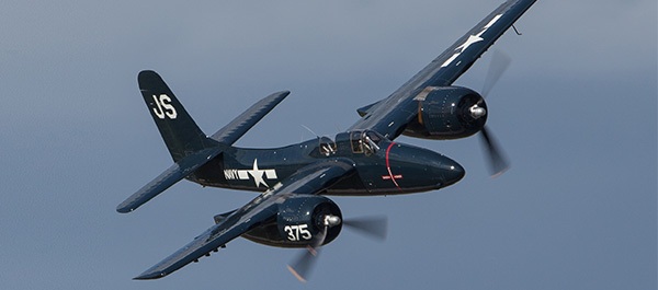 James Slattery's Grumman F7F-3N Tigercat made its debut at the EAA AirVenture this summer. [Image: Jim Koepnick]