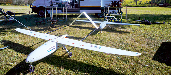 The drones are flown from a mobile command post. The Lindbergh Foundation