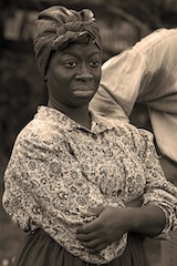 Emma Stephenson, emancipated slave who volunteered as a nurse with Sherman's Army.